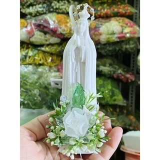 Tượng đá Đức Mẹ Fatima,Ban ơn 15cm