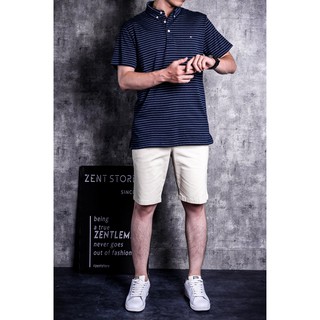 Áo polo TMY kẻ ngang