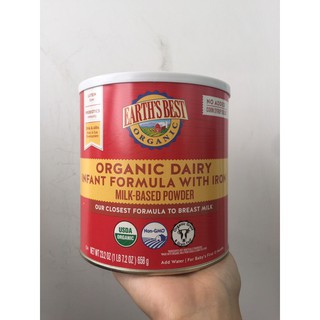 Sữa Earth’s Best Organic Dairy Infant 595g