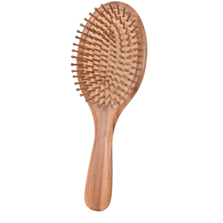 Lược chải tóc tre tự nhiên chống tích điện và massage da đầu XM27