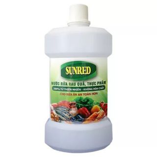 combo 10 chai SUNRED nước rửa rau quả thực phẩm