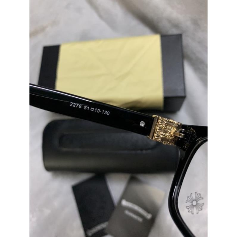 Kính Unisex Chrome Heart Gọng Đen Nhựa Cao Cấp Không Box.
