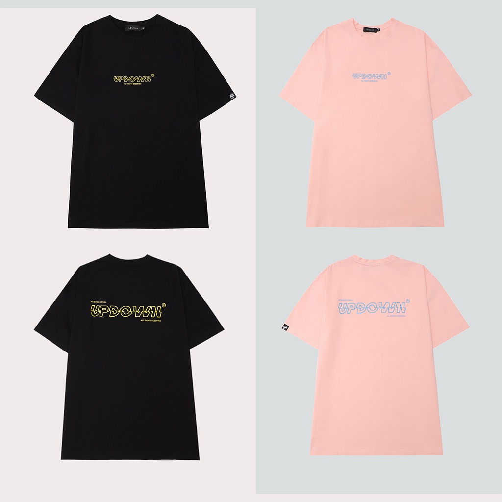 Áo thun cơ bản UPDOWN in kéo lụa sắc nét chất vải dày dặn ( 4 màu ) | BigBuy360 - bigbuy360.vn
