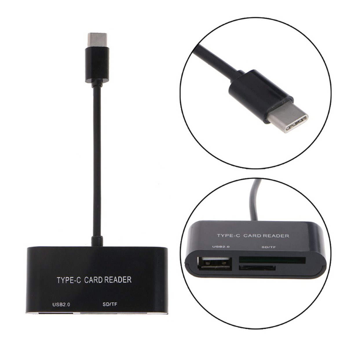 Đầu Đọc Thẻ Nhớ Usb 3.1 Type C Sang Micro Sd Tf Macbook Pc Điện Thoại