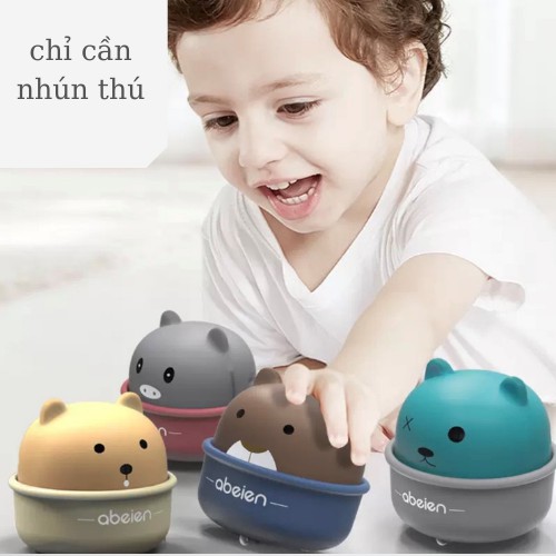 Đồ chơi chạy cót vui nhộn, thú vị chú gấu đáng yêu, Shop Bố Sam, An toàn, Cao Cấp