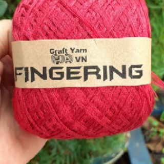 Sợi cotton bóng Fingering