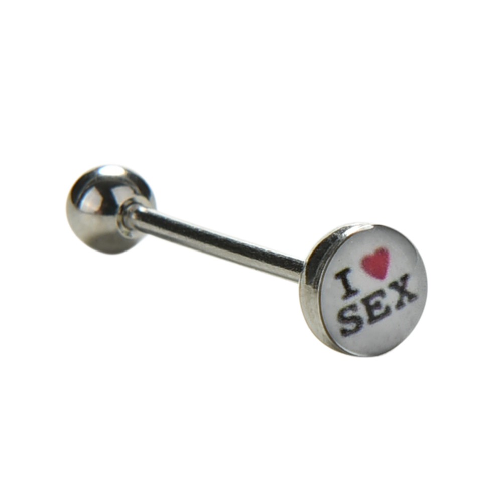 Set 30 Khuyên Lưỡi Bằng Thép Không Gỉ Cá Tính