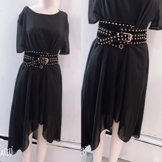 Đầm voan maxi combo