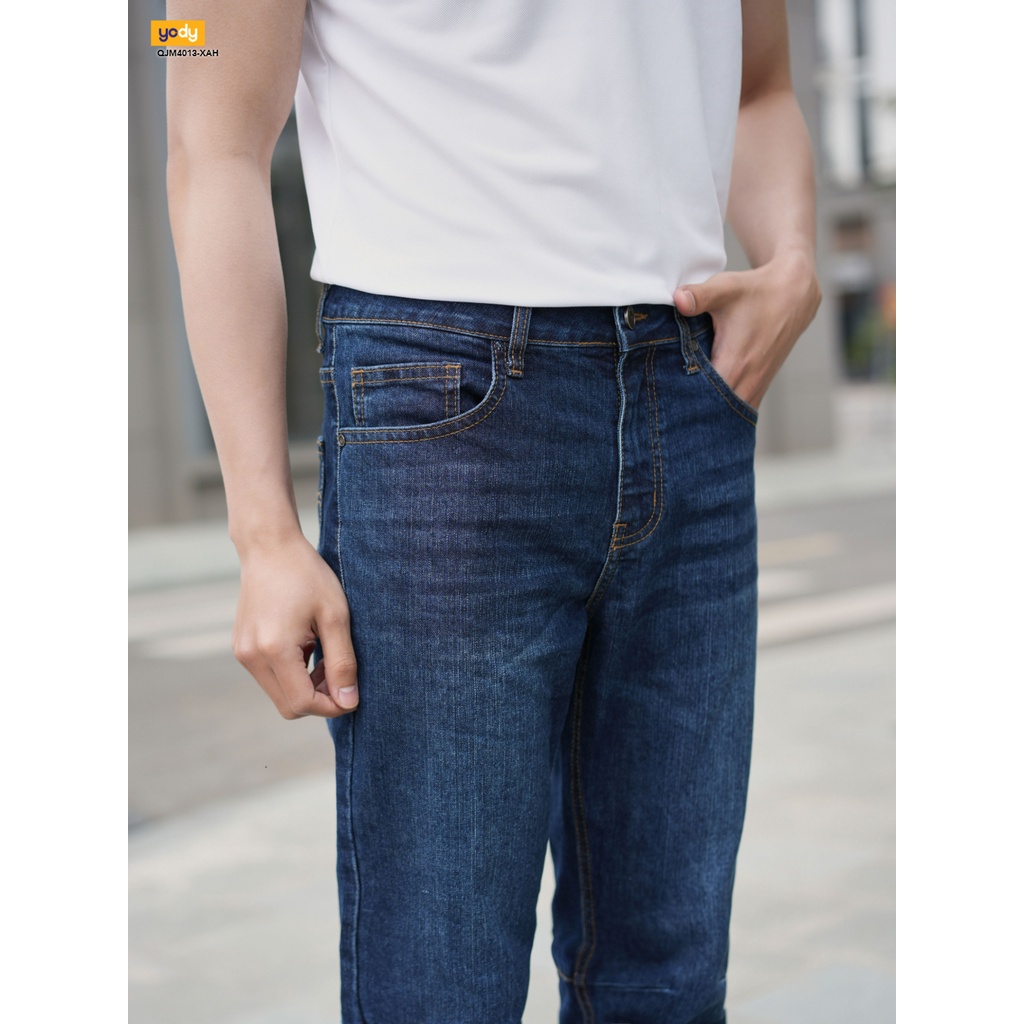 Quần jean slimfit nam YODY màu xanh - Quần bò nam trẻ trung năng động QJM4013