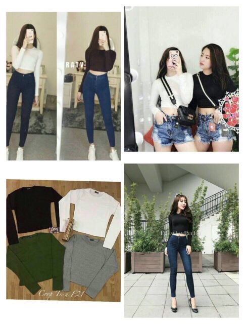 Áo body croptop tay dài | BigBuy360 - bigbuy360.vn