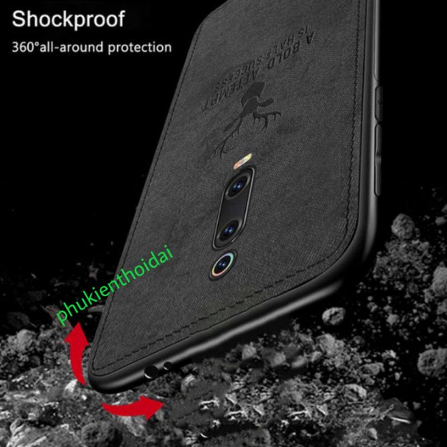 Ốp lưng Redmi K30 / K30 5G / K30 Pro / K40 / K20 / K20 Pro / K50 / K50 Pro / K60 vải mềm vân đầu hươu cao cấp