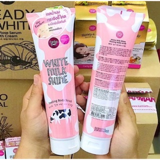 Tẩy bào chết white milk shine 320ml