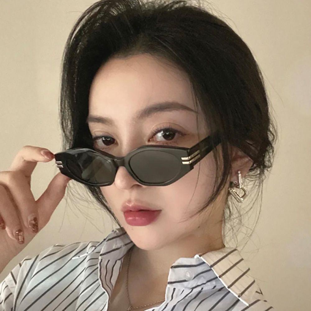 Kính Mát Hình Đa Giác Phong Cách Hip Hop Hàn Quốc Cổ Điển Dành Cho Nữ