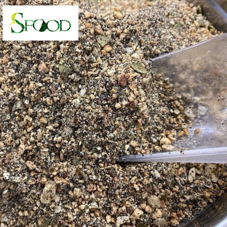 [có muối hồng] Muối vừng 9 loại hạt Sfood( gồm: macca, điều, óc chó, hạnh nhân, lanh, bí, lạc...) 500gram | BigBuy360 - bigbuy360.vn