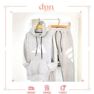 Set áo quần hoodie Adidas full set áo quần jogger chất liệu dày dặn hàng cao cấp xuất dư