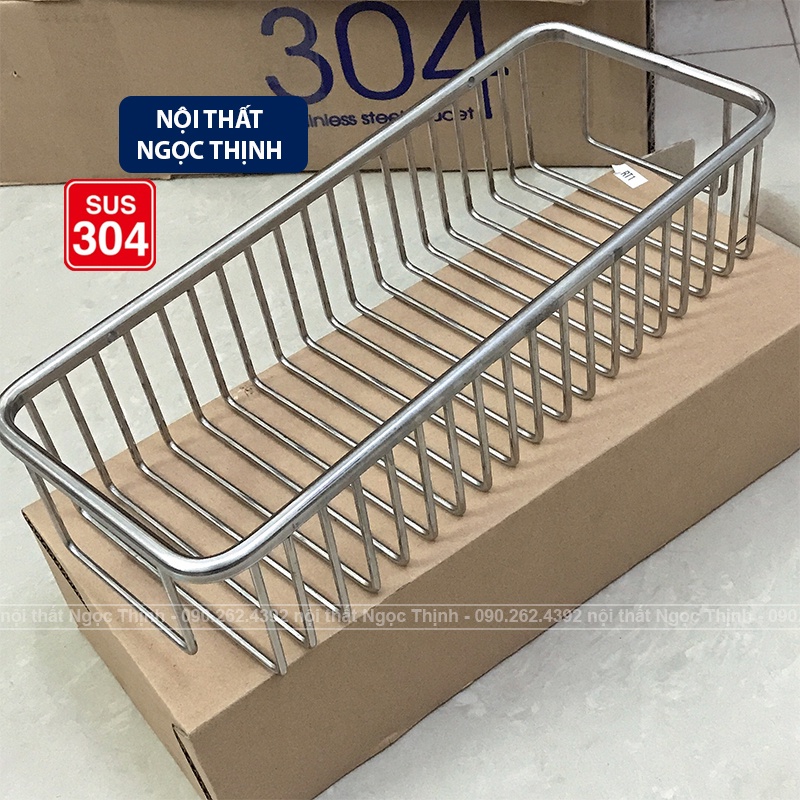 [LOẠI 1 - INOX ĐẶC DÀY] Kệ Rổ Đa Năng Inox 304 Cao Cấp RT-1 phôi inox nhập khẩu Nhật siêu bền không gỉ sét