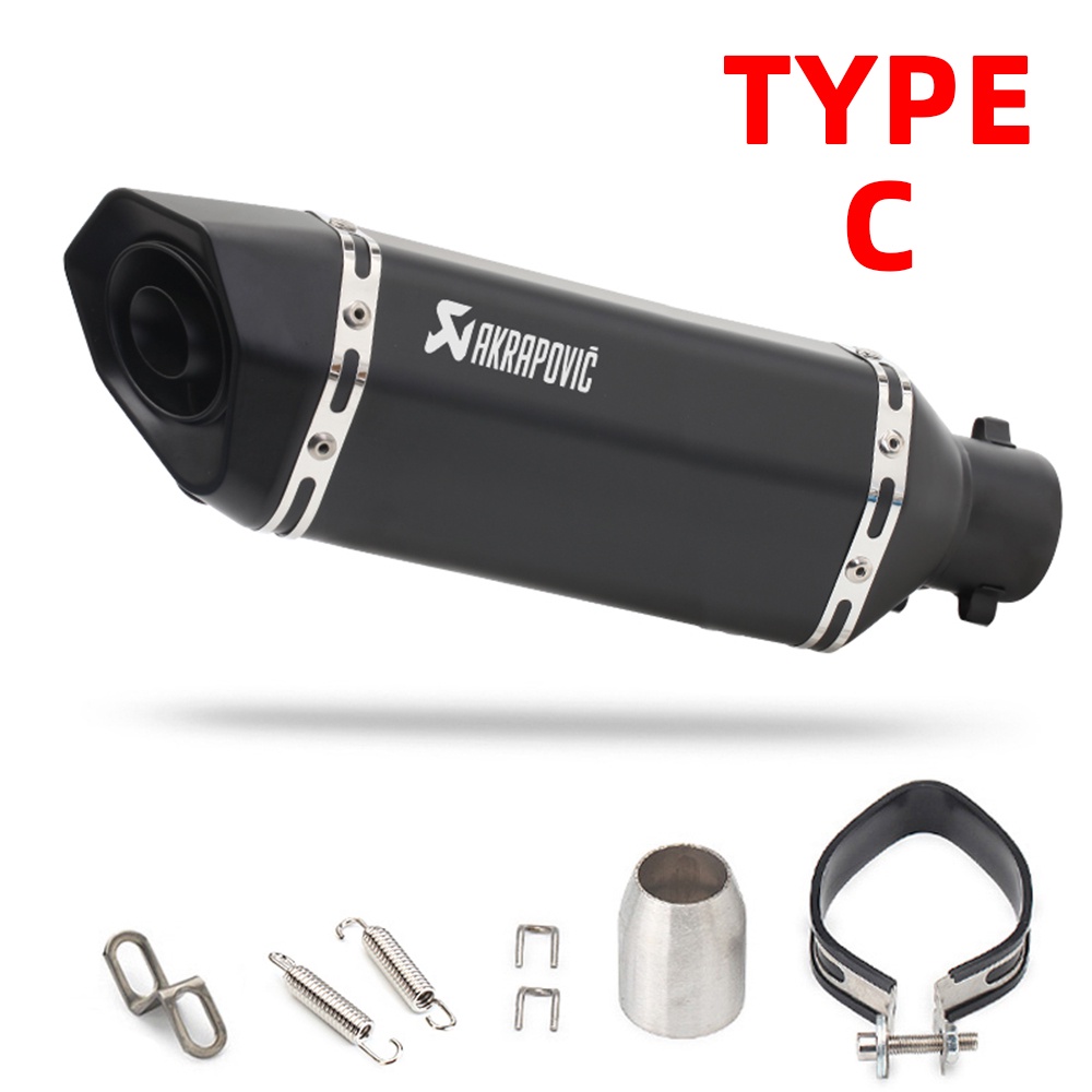 Lon Pô Akrapovic Lục Giác Bạc Và Full Carbon và titan 7 màu Đủ phụ kiện + Tiêu Pô