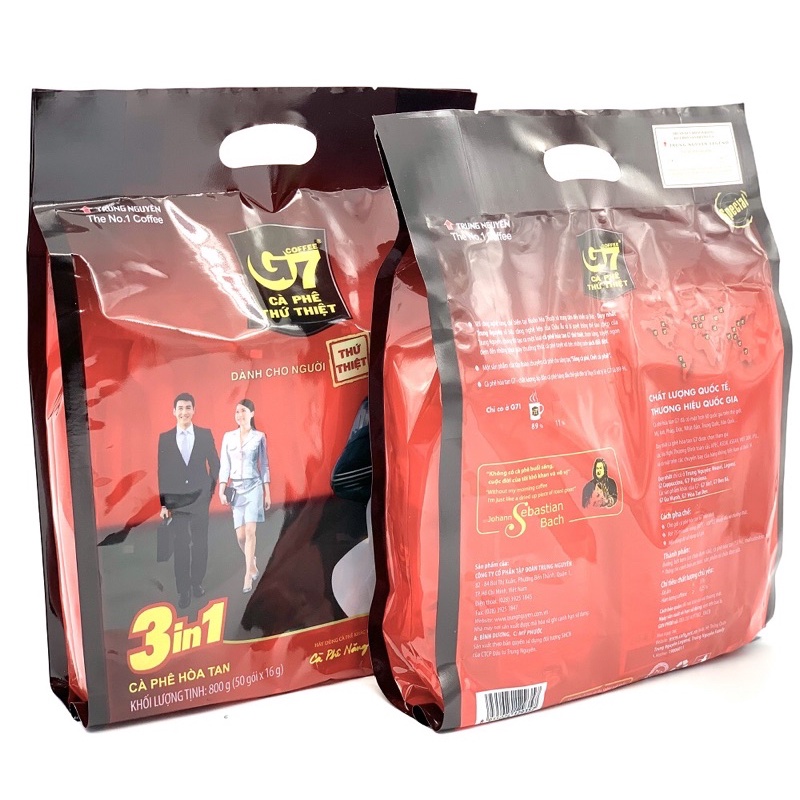 Cà phê G7 gói, cafe hoà tan G7 thứ thiệt Trung Nguyên