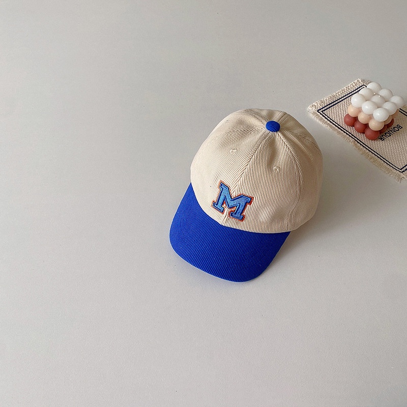 Nón Lưỡi Trai Thêu Chữ M Phong Cách Cổ Điển Đơn Giản Mới