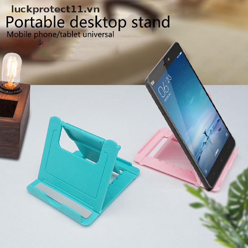 * 3c &amp; Mới * Giá Đỡ Điện Thoại Để Bàn Bằng Nhựa Có Thể Gập Lại