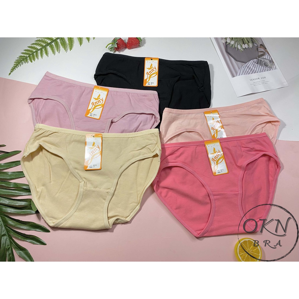 Quần lót nữ cotton mềm mát, thấm hút tốt Anny 3013 Thái Lan