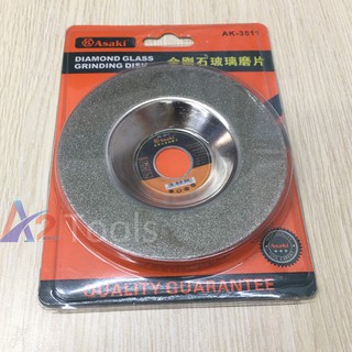 Đĩa mài kiếng 100mm asaki ak-3511