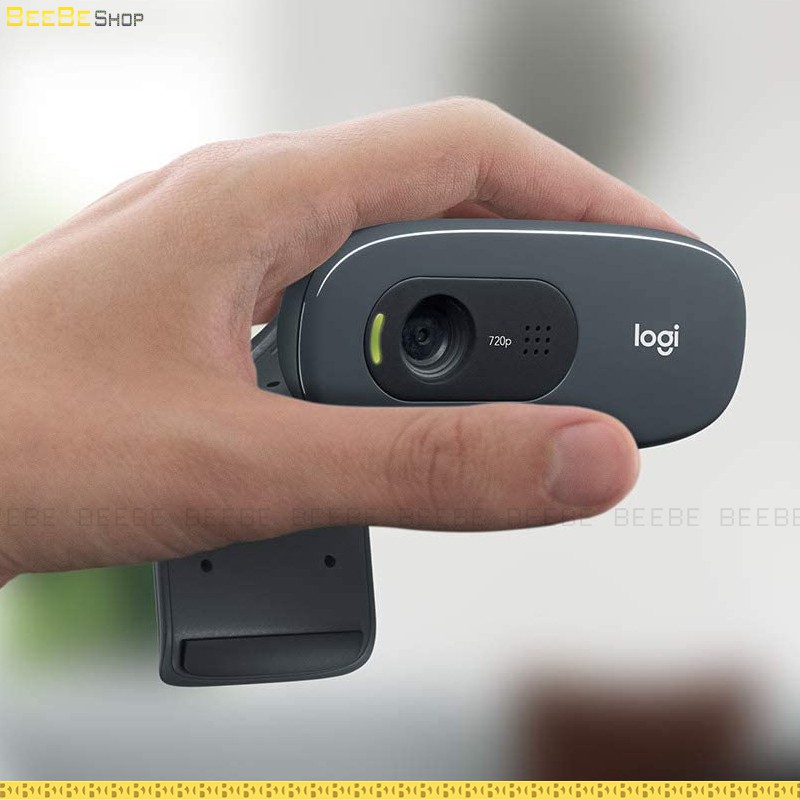 LOGITECH C270 - Webcam Máy Tính, Laptop, Có Micro, HD 720p, 30fps (Bảo Hành 2 Năm) | BigBuy360 - bigbuy360.vn