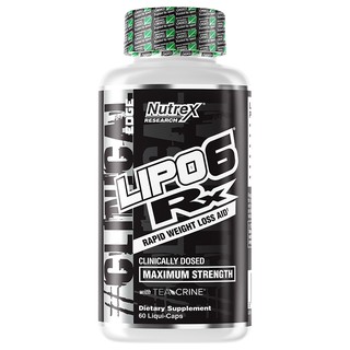 Thực phẩm bổ sung đốt mỡ - Nutrex LIPO6 Rx - Chính hãng 100%