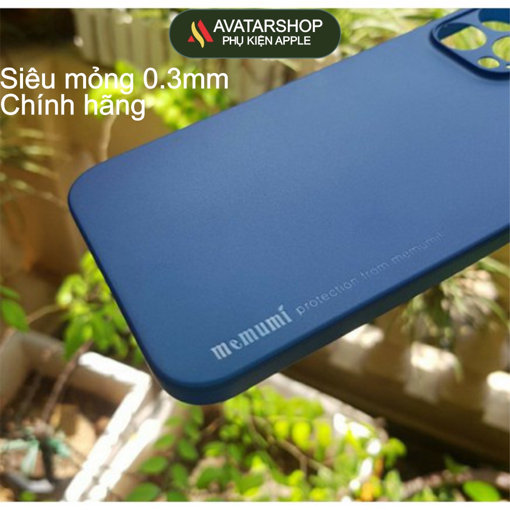 Ốp lưng ,ốp lưng iphone MEMUMI Siêu Mỏng 0,3mm cho iPhone 11/11Pro/11ProMax/12/12Pro/12ProMax/13/13Pro/13ProMax