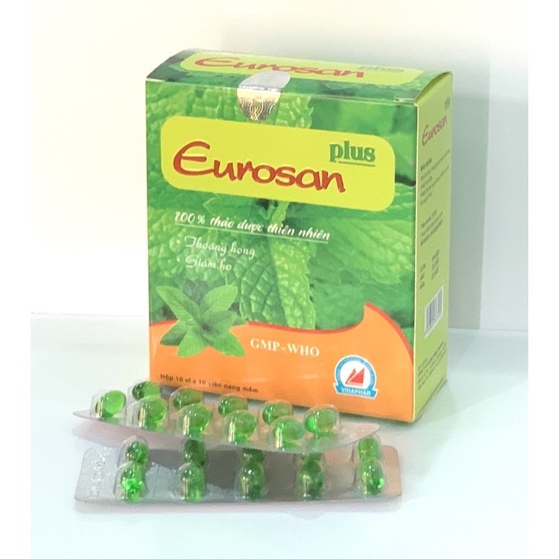 VIÊN UỐNG EUROSAN XANH Hộp 100 viên