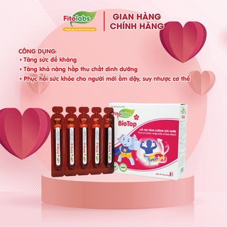 Siro Tăng Đề Kháng Cho Bé Fitolabs Biotop Giúp Ăn Ngon, Hấp Thu Tốt, Bé Phát Triển Toàn Diện Hộp 20 Ống FITO2