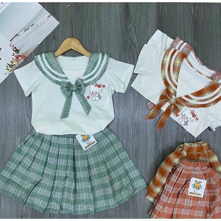 Bộ váy thuỷ thủ cho bé gái xinh