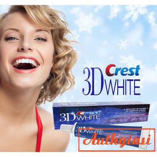 Kem đánh trắng răng Crest 3D White Radiant Mint 156g Mỹ