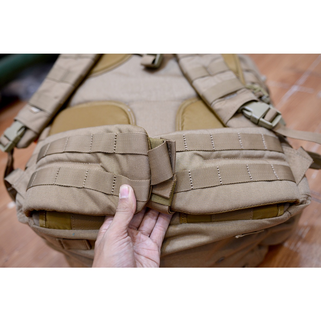 Balo chiến thuật Tactical 5.11 Rush 72 màu vàng FDE- Hình thực tế