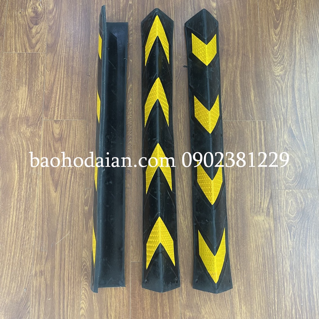 Ốp cột cao su phản quang 800mm*100*10mm
