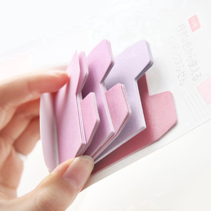 Set 60 Giấy Ghi Chú Màu Nước Độc Đáo Tiện Dụng