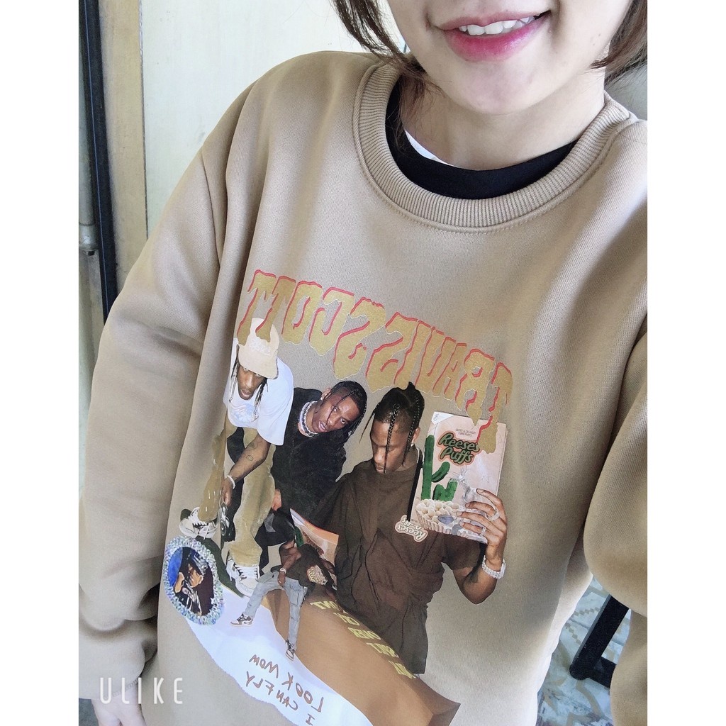 Áo Sweater Travisscott Nam Nữ , Nỉ bông dày , Mẫu áo hot Trend Ảnh thật ở cuối | BigBuy360 - bigbuy360.vn