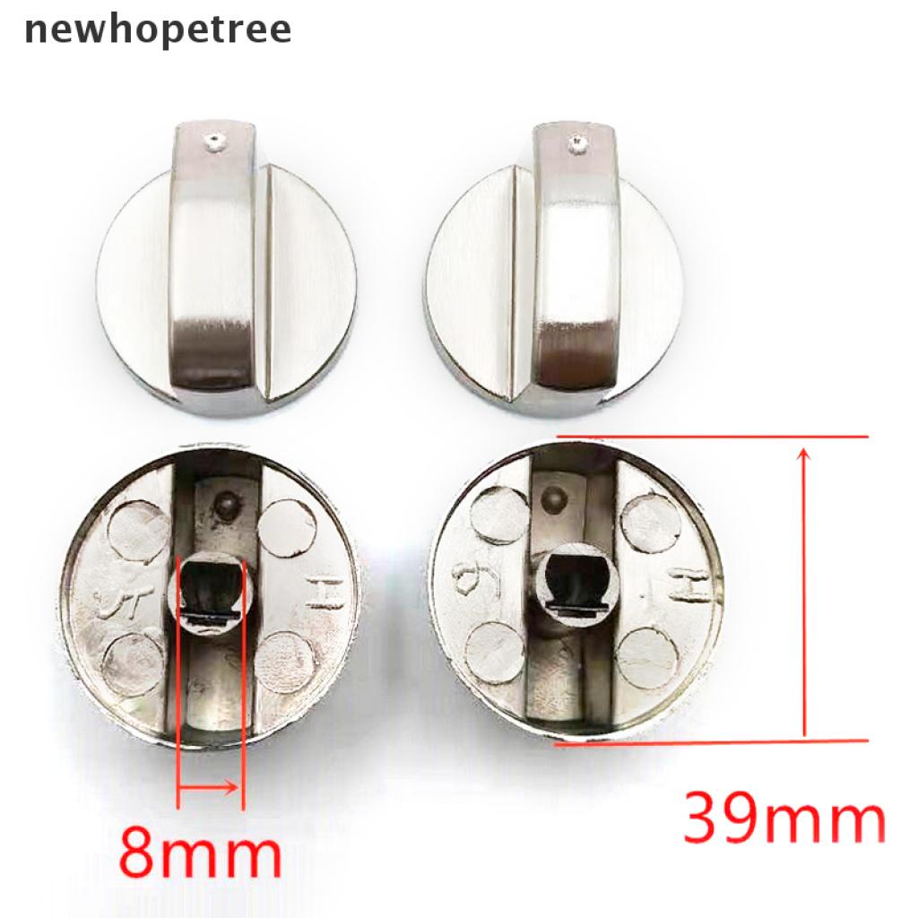 Nút Điều Khiển Bếp Ga Bằng Kim Loại 6mm Màu Bạc Thông Dụng