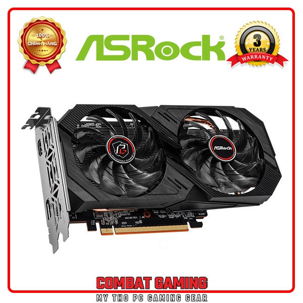 Card Màn Hình Asrock RX 6500 XT Phantom Gaming D 4GB OC