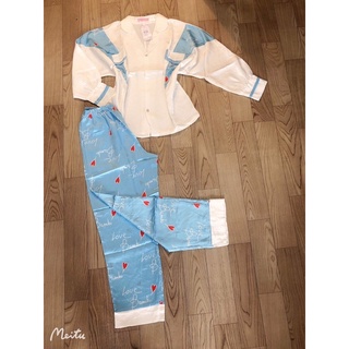 bộ lụa satin mặc nhà