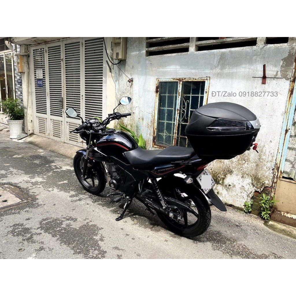 Thùng xe CB150 Verza, thùng Givi B34NT và baga CB150 Verza, hàng Givi chính hãng, bảo hành 2 năm