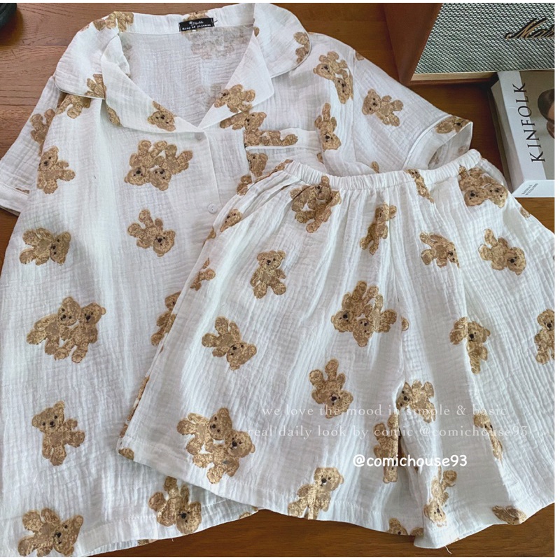 PIJAMA XÔ NHĂN MUSLIN / COMICHOUSE | BigBuy360 - bigbuy360.vn