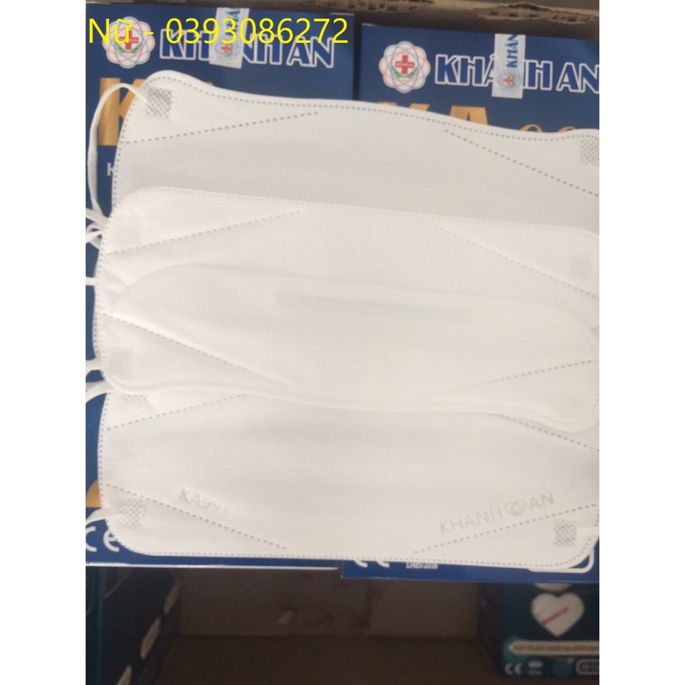 Khẩu trang y tế KA99+  Khánh An công nghệ Hàn Quốc thiết kế 4D ôm vừa vặn đường cong khuôn mặt - Nsafe