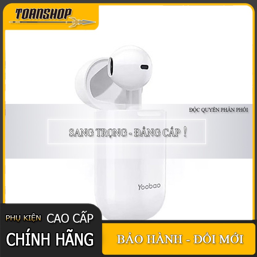 Tai nghe bluetooth công nghệ TWS âm thanh nổi dùng cho điện thoại máy tính bảng ... Yoobao YB-501 - Chính Hãng Yoobao