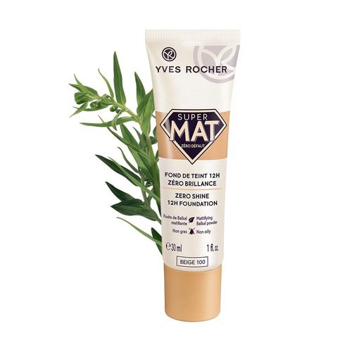 Kem nền Kiềm Dầu Yves Rocher Super Mat 30ML – Made In France