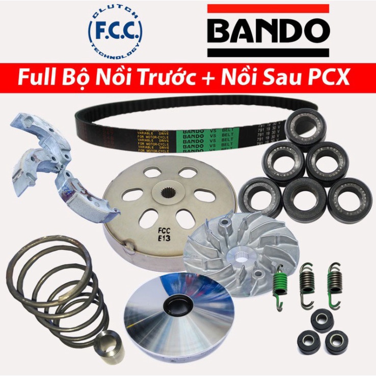 Full Bộ Nồi Trước Và Sau Honda PCX 125/150