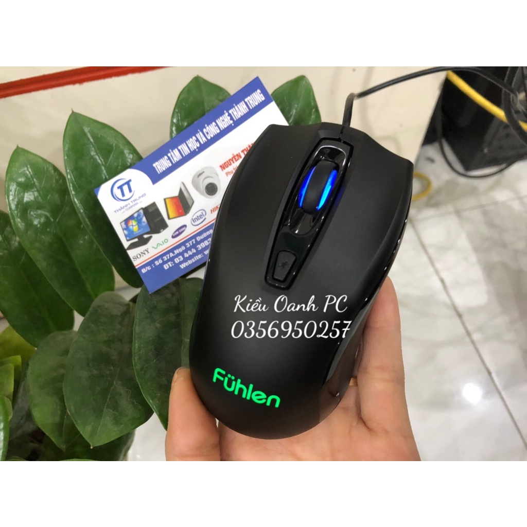 Chuột Máy tính Gaming Fuhlen X102S | L102 Optical Black USB - Mới Chính hãng Ninza Bảo hành 24 tháng