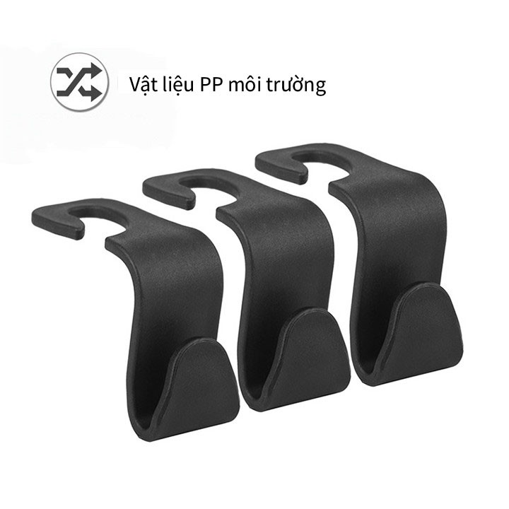 Móc treo đồ đa năng gắn sau ghế ngồi xe hơi thiết kế dạng ẩn sáng tạo | BigBuy360 - bigbuy360.vn