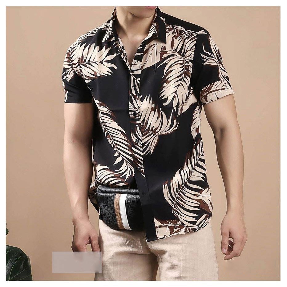 Áo Sơ Mi Họa Tiết Nam Cao Cấp Trẻ Trung Thoáng Mát | BigBuy360 - bigbuy360.vn