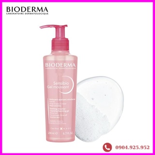 Gel rửa mặt cho da nhạy cảm Bioderma Sensibio Gel Moussant - 200ml